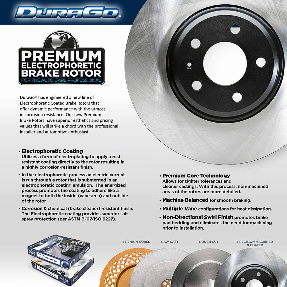 DURAGO EP COATED - Disc Brake Rotor - PR6 BR901086-02