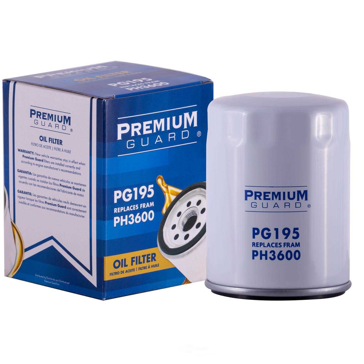 PREMIUM GUARD - Standard Life Oil Filter - PRG PG195