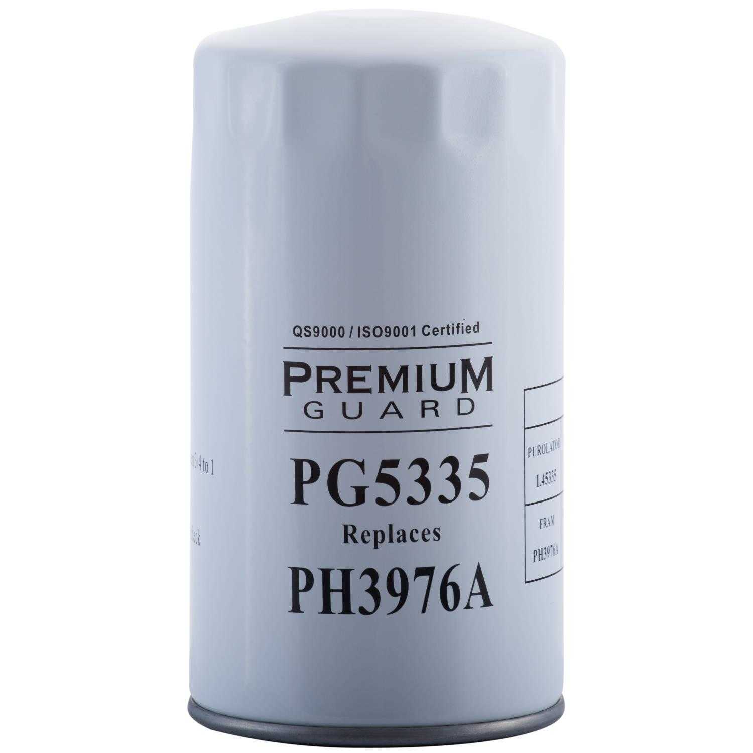 PREMIUM GUARD - Standard Life Oil Filter Element - PRG PG5335