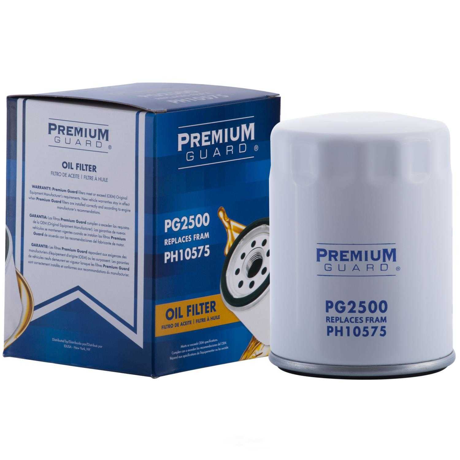 PREMIUM GUARD - Standard Life Oil Filter - PRG PG2500