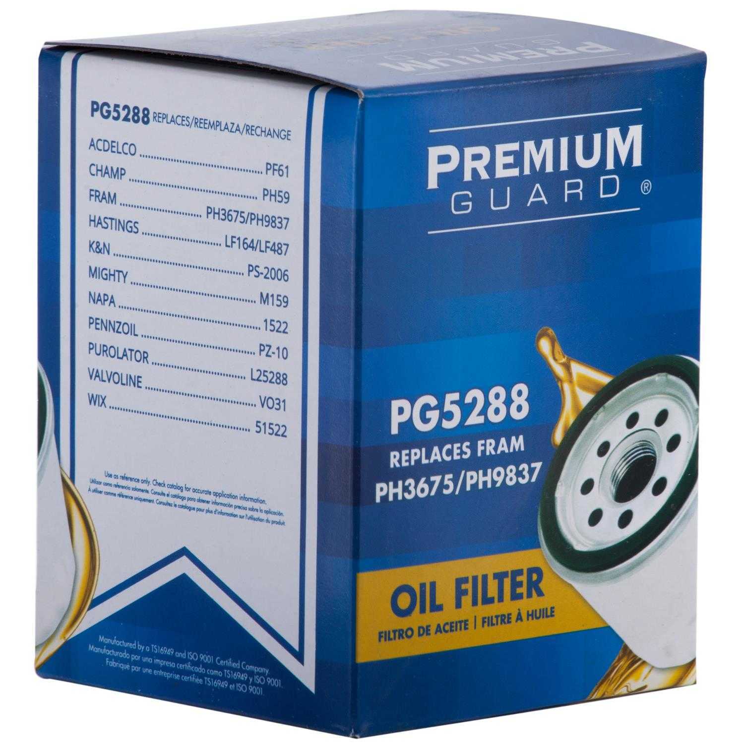 PREMIUM GUARD - Standard Life Oil Filter - PRG PG5288