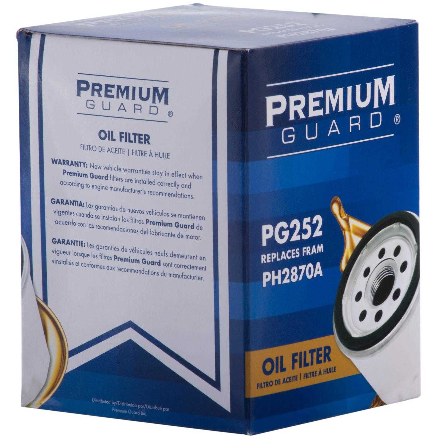 PREMIUM GUARD - Standard Life Oil Filter - PRG PG252