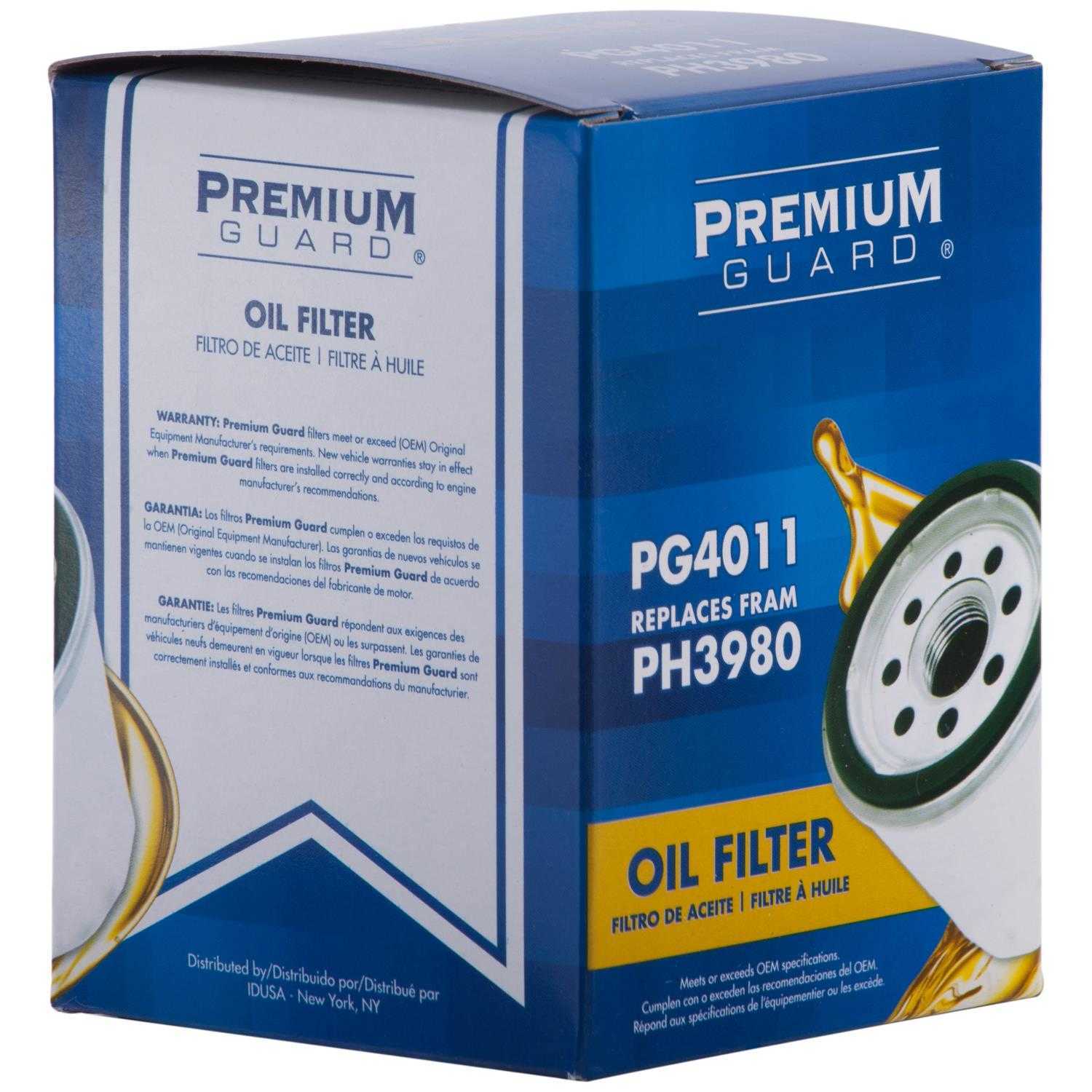 PREMIUM GUARD - Standard Life Oil Filter - PRG PG4011