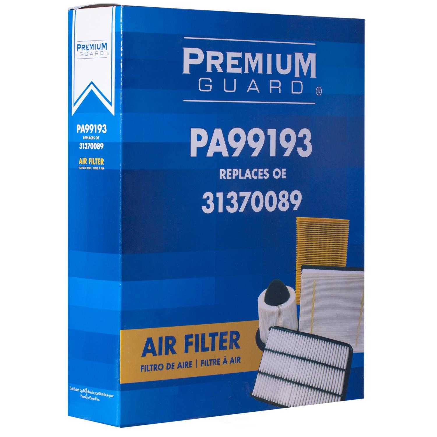 PREMIUM GUARD - Premium Guard Air Filter - PRG PA99193