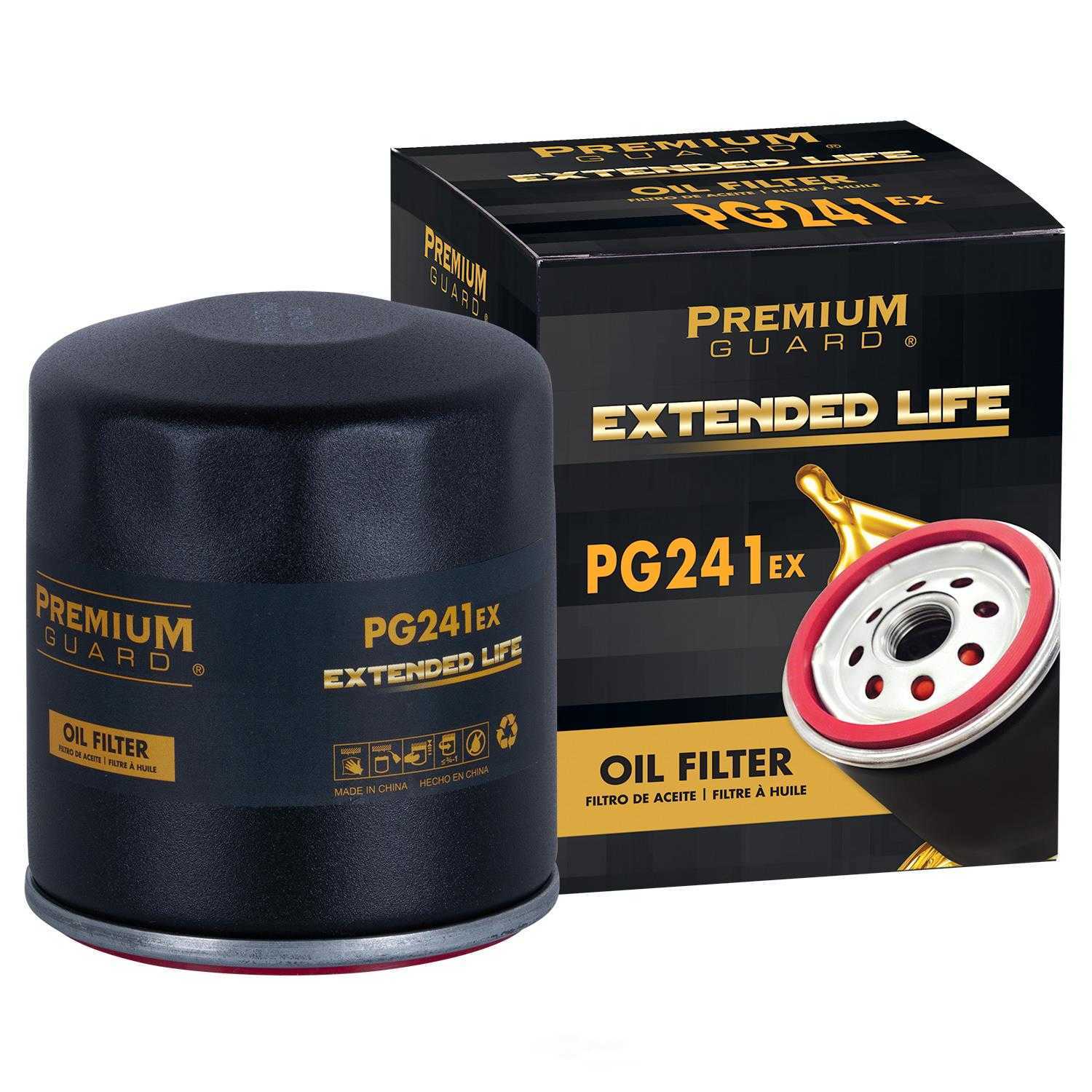 PREMIUM GUARD - Extended Life Oil Filter - PRG PG241EX