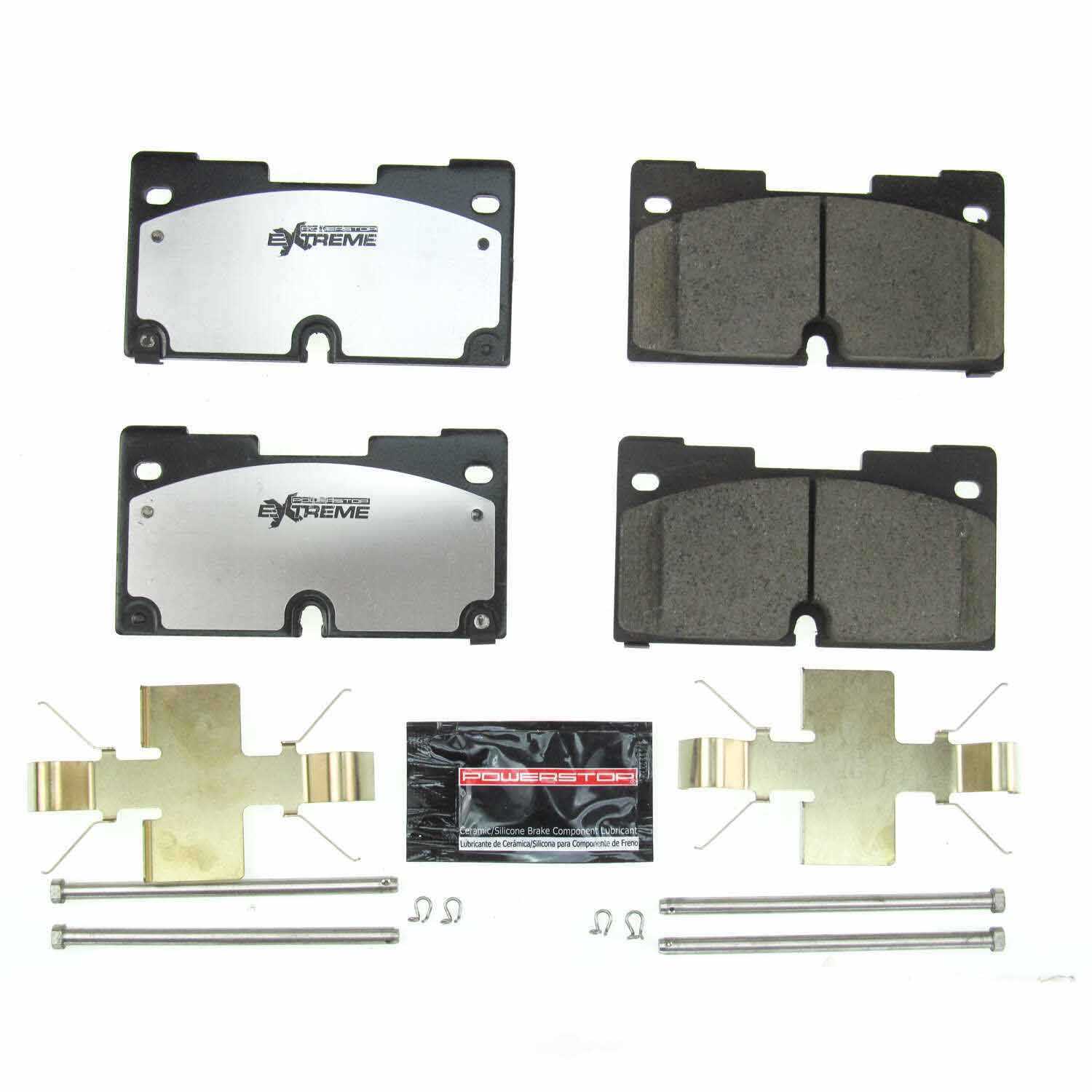 POWER STOP - Power Stop - Front Z36 Truck and SUV Carbon-Fiber Ceramic Brake Pads wit (Front) - PWS Z36-2173