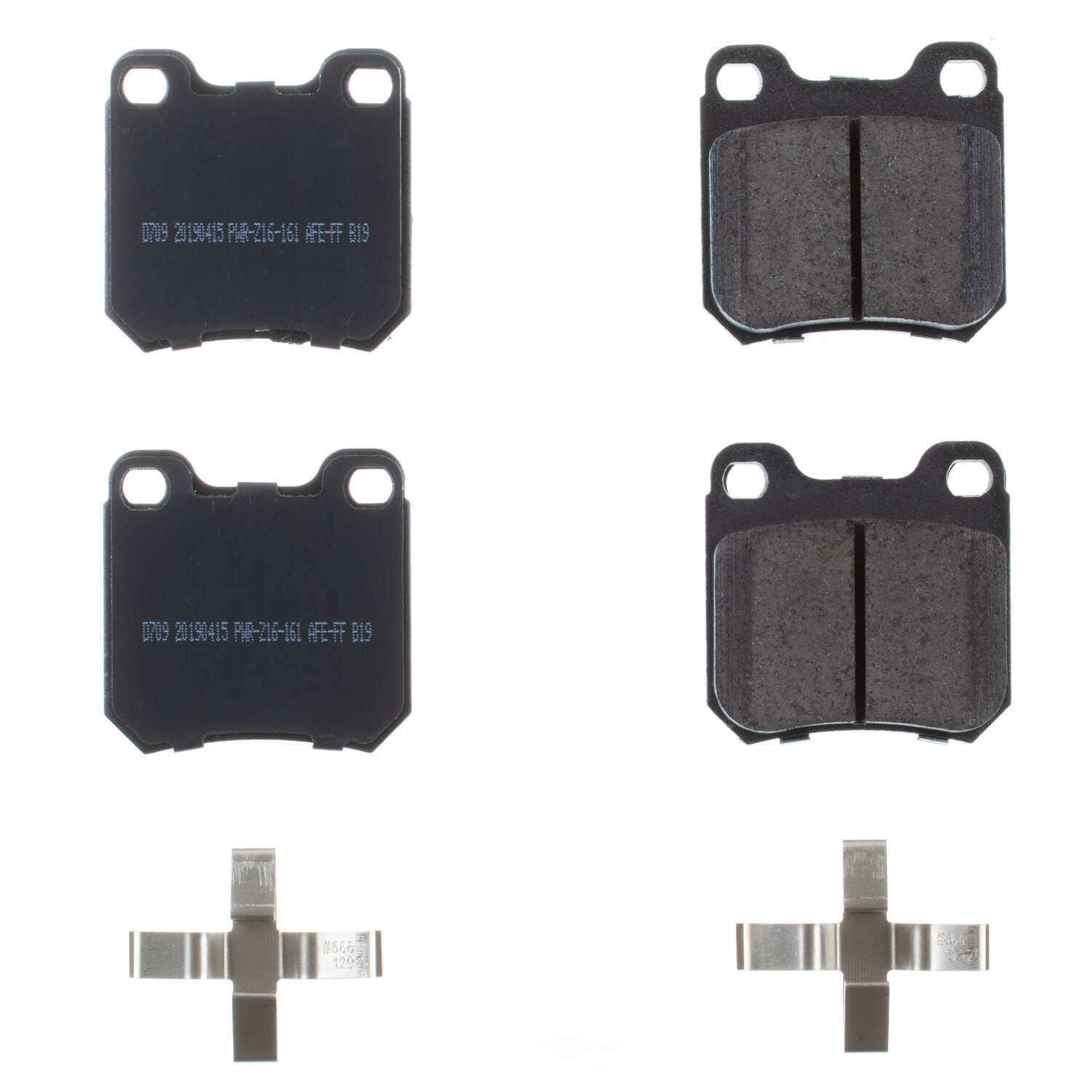 POWER STOP - Power Stop - Rear Z17 Low-Dust Ceramic Brake Pads with Hardware (Rear) - PWS 17-709
