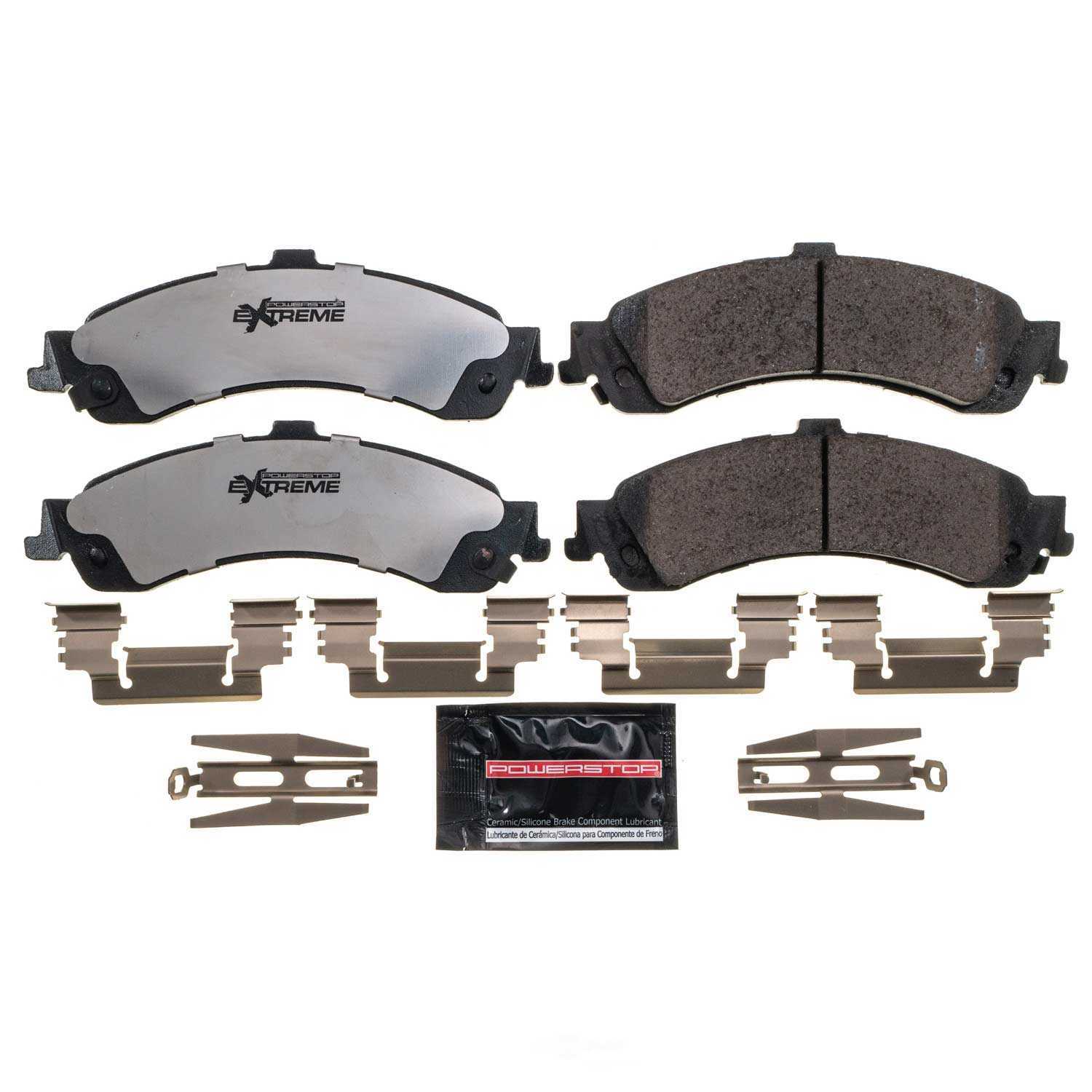 POWER STOP - Power Stop - Rear Z36 Truck and SUV Carbon-Fiber Ceramic Brake Pads with (Rear) - PWS Z36-834