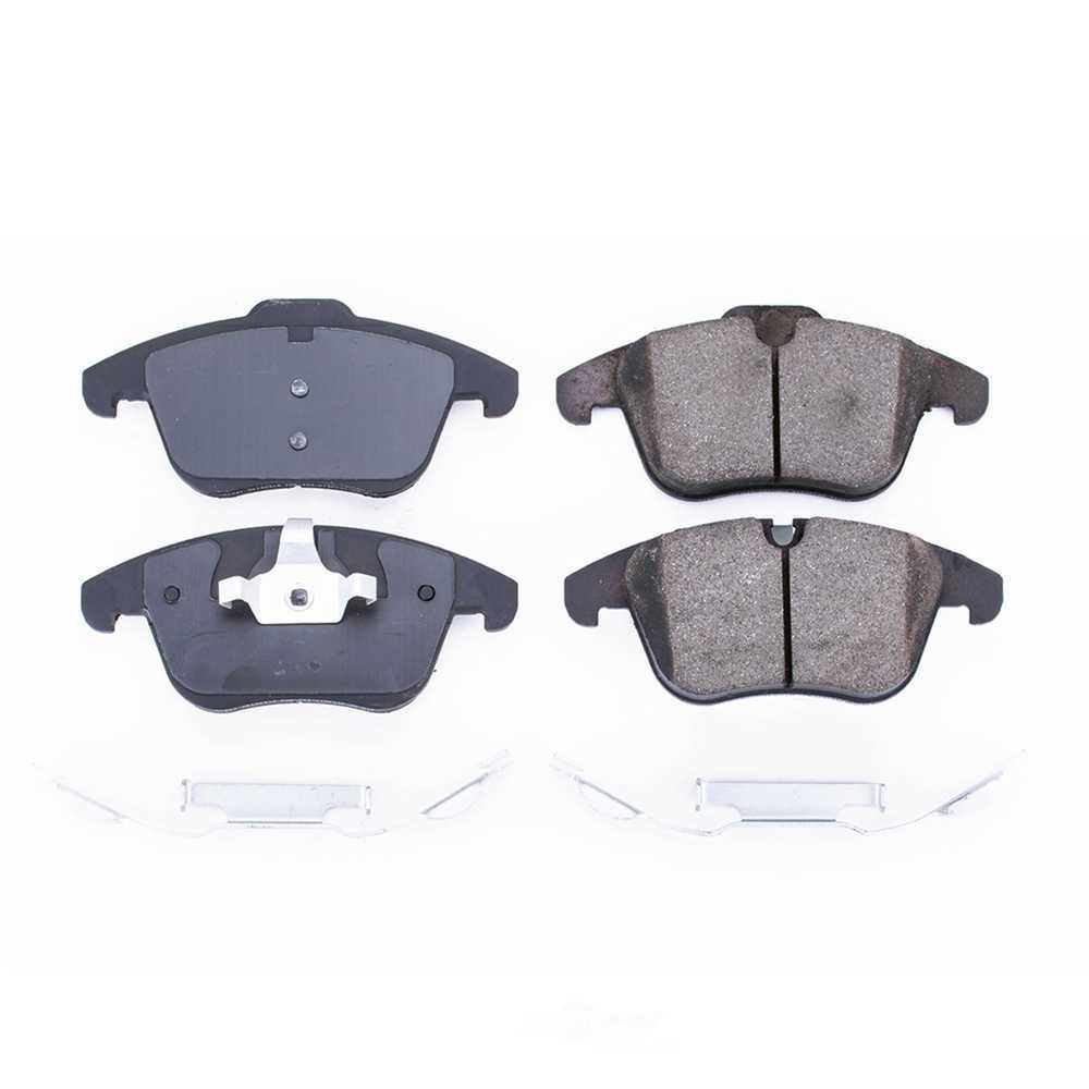 POWER STOP - Power Stop - Front Z17 Low-Dust Ceramic Brake Pads with Hardware (Front) - PWS 17-1241