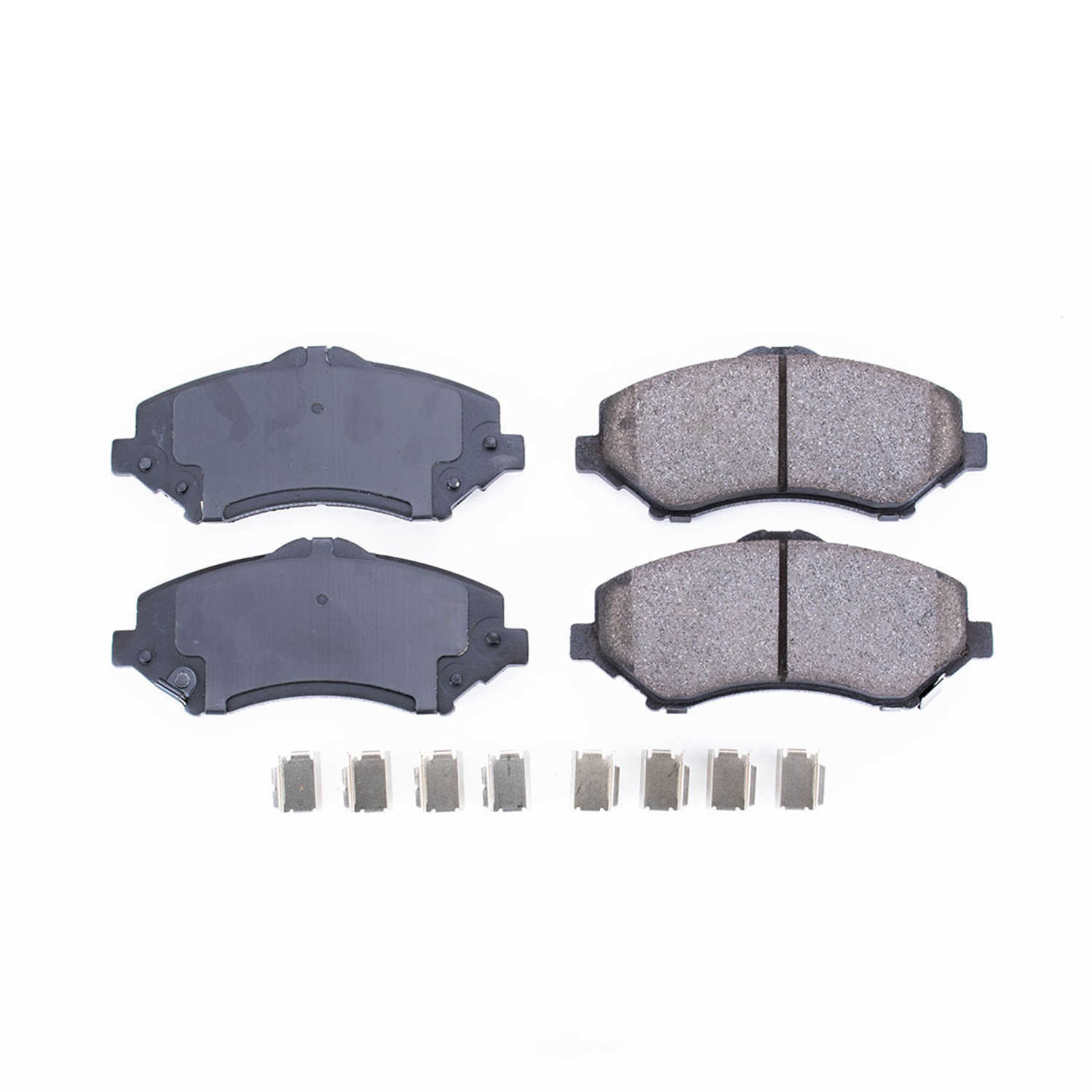 POWER STOP - Power Stop - Front Z17 Low-Dust Ceramic Brake Pads with Hardware (Front) - PWS 17-1273