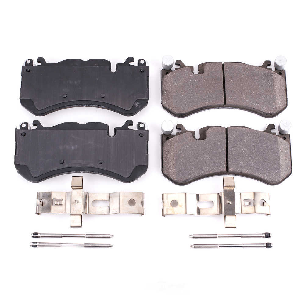 POWER STOP - Power Stop - Front Z17 Low-Dust Ceramic Brake Pads with Hardware (Front) - PWS 17-1291