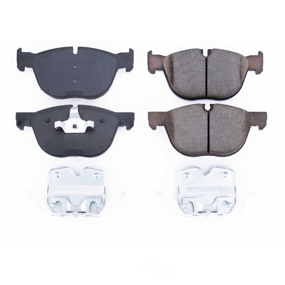 POWER STOP - Power Stop - Front Z17 Low-Dust Ceramic Brake Pads with Hardware (Front) - PWS 17-1294