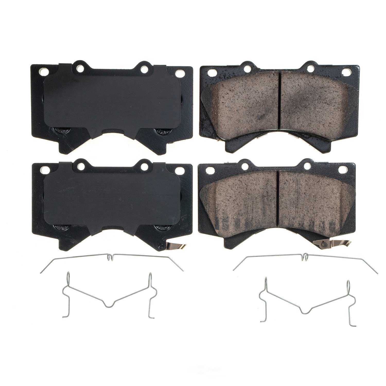 POWER STOP - Power Stop - Front Z17 Low-Dust Ceramic Brake Pads with Hardware (Front) - PWS 17-1303