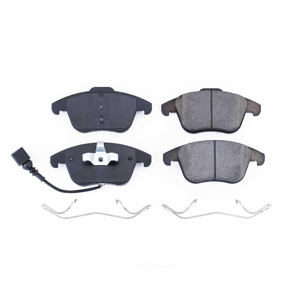 POWER STOP - Power Stop - Front Z17 Low-Dust Ceramic Brake Pads with Hardware (Front) - PWS 17-1375