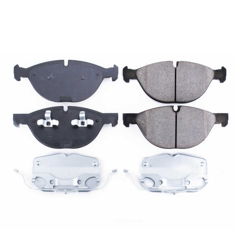 POWER STOP - Power Stop - Front Z17 Low-Dust Ceramic Brake Pads with Hardware (Front) - PWS 17-1381