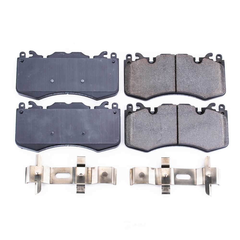 POWER STOP - Power Stop - Front Z17 Low-Dust Ceramic Brake Pads with Hardware (Front) - PWS 17-1426