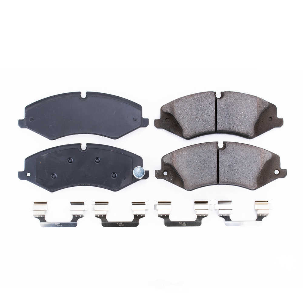POWER STOP - Power Stop - Front Z17 Low-Dust Ceramic Brake Pads with Hardware (Front) - PWS 17-1479