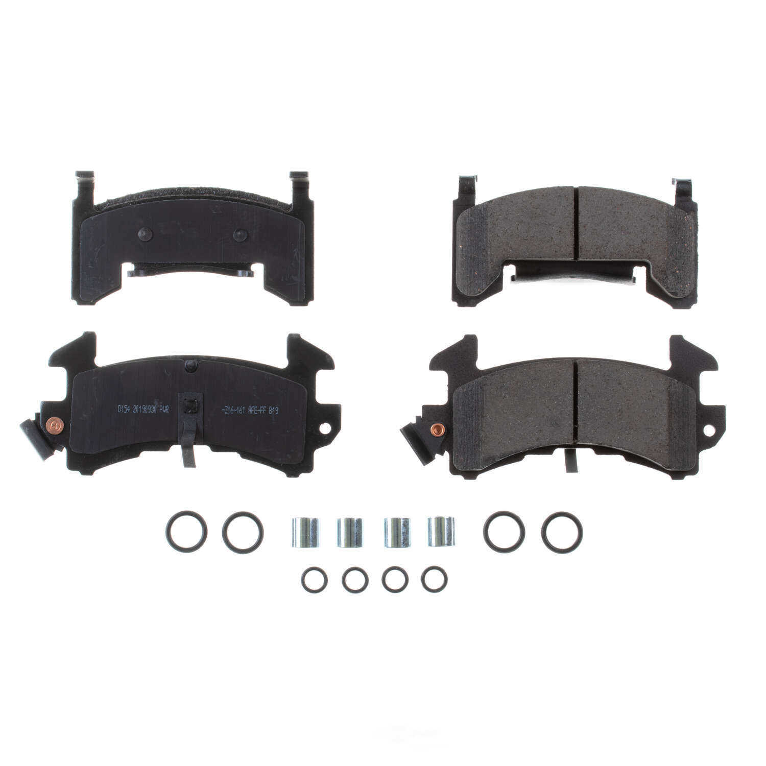 POWER STOP - Power Stop - Z17 Low-Dust Ceramic Brake Pads with Hardware (Front) - PWS 17-154