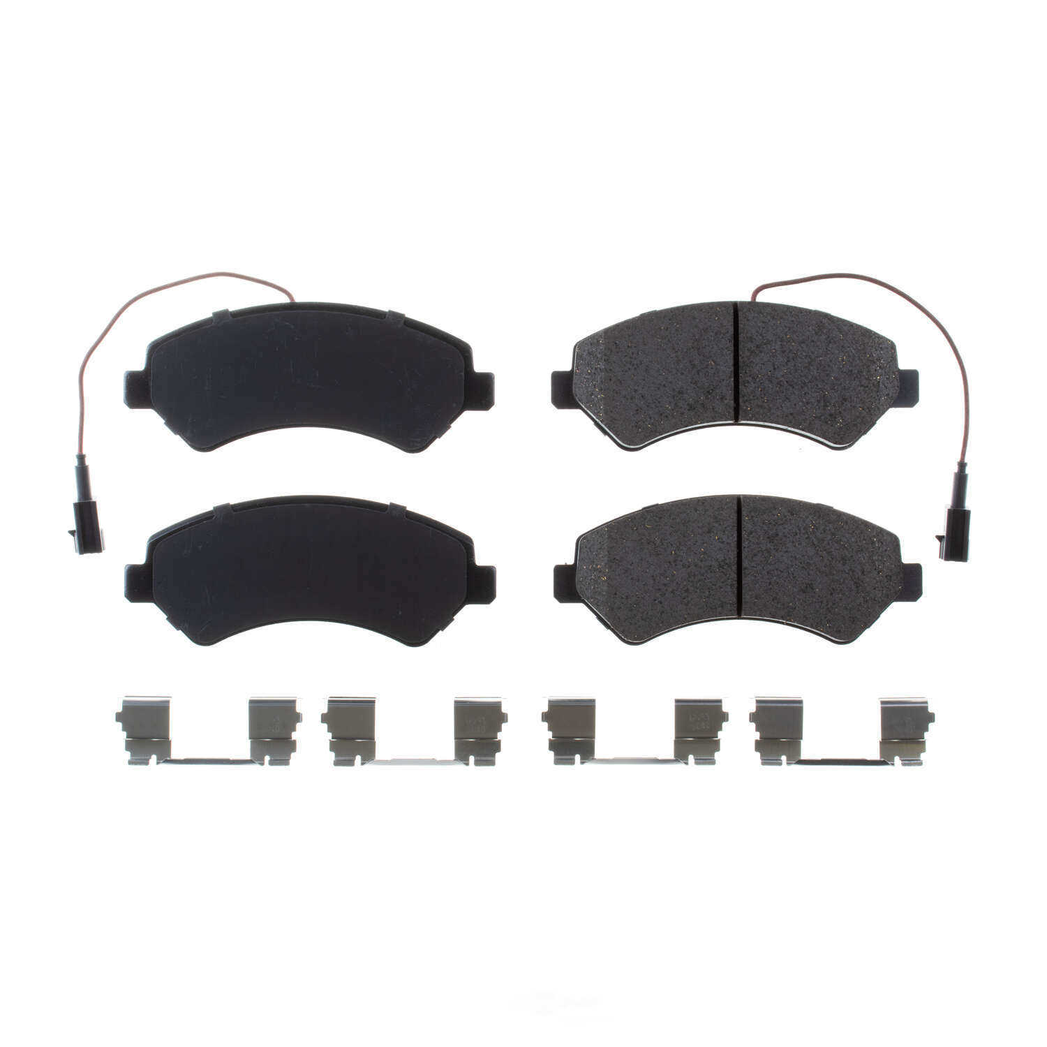 POWER STOP - Power Stop - Front Z17 Low-Dust Ceramic Brake Pads with Hardware (Front) - PWS 17-1540A
