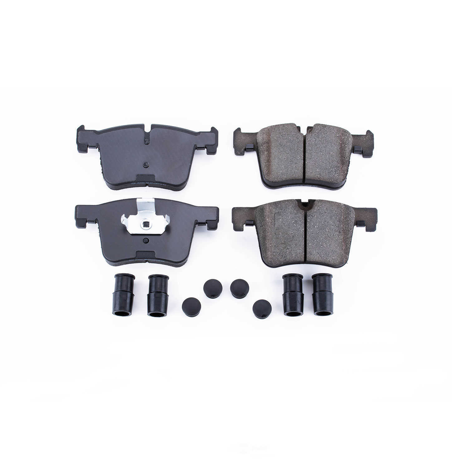 POWER STOP - Power Stop - Front Z17 Low-Dust Ceramic Brake Pads with Hardware (Front) - PWS 17-1561