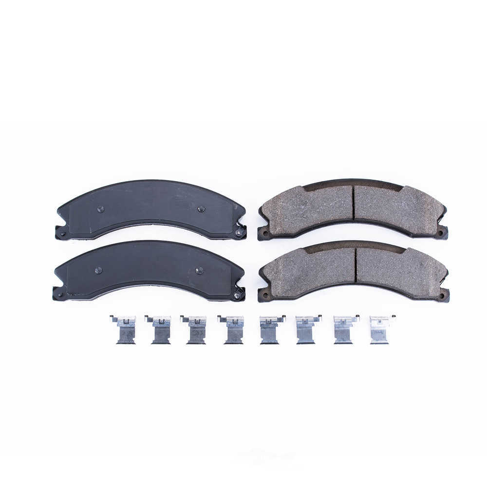 POWER STOP - Power Stop - Z17 Low-Dust Ceramic Brake Pads with Hardware (Rear) - PWS 17-1565