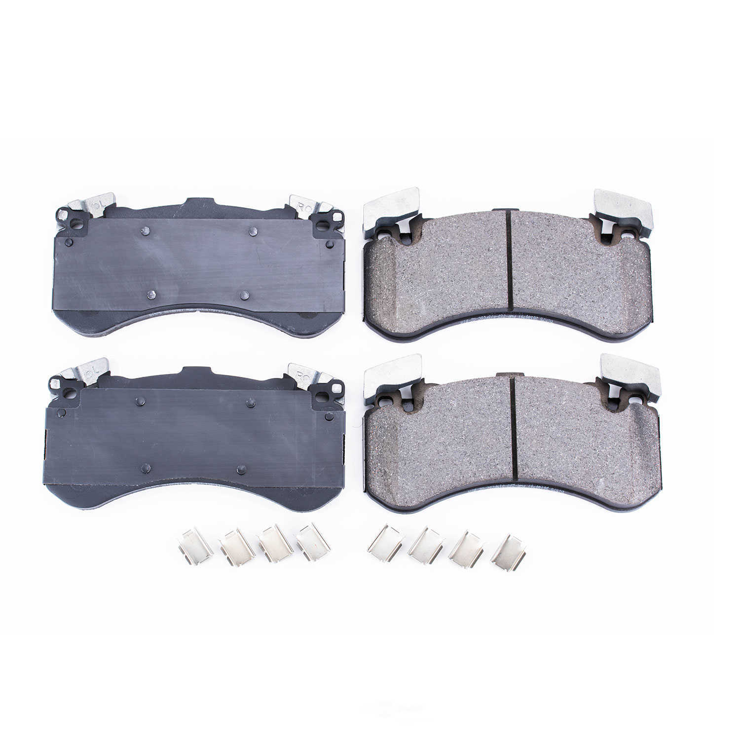 POWER STOP - Power Stop - Front Z17 Low-Dust Ceramic Brake Pads with Hardware (Front) - PWS 17-1575