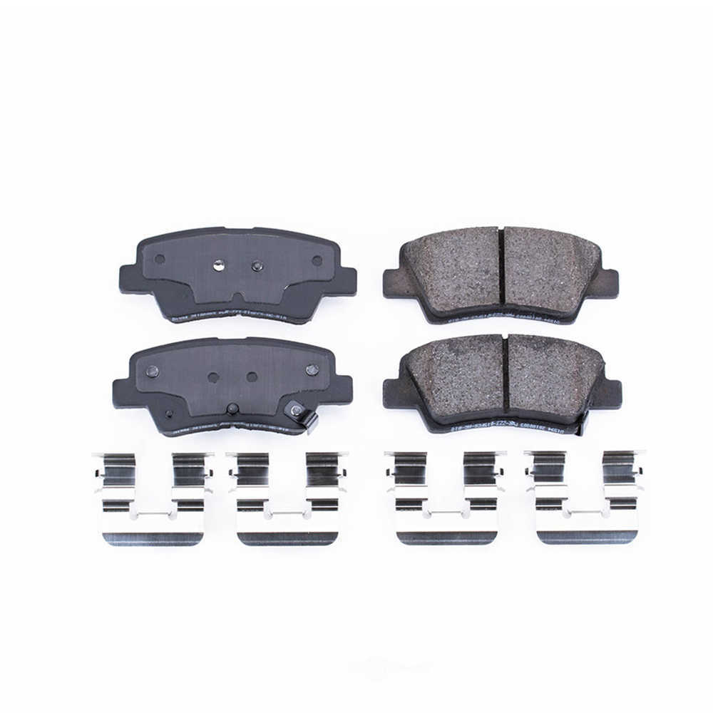 POWER STOP - Z17 Evolution Clean Ride Ceramic Brake Pads with Hardware - PWS 17-1594