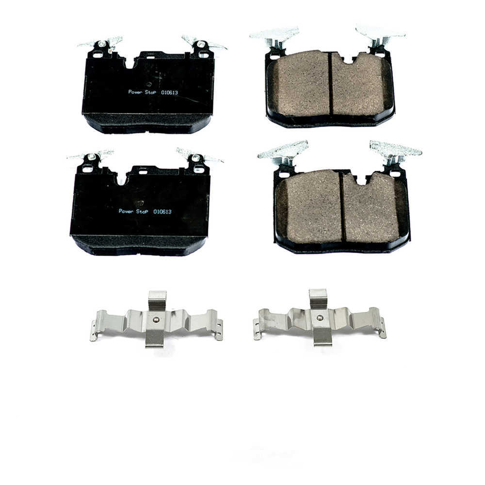 POWER STOP - Power Stop - Front Z17 Low-Dust Ceramic Brake Pads with Hardware (Front) - PWS 17-1609