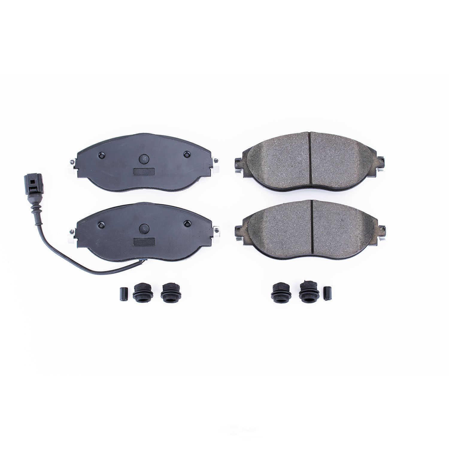 POWER STOP - Power Stop - Front Z17 Low-Dust Ceramic Brake Pads with Hardware (Front) - PWS 17-1633