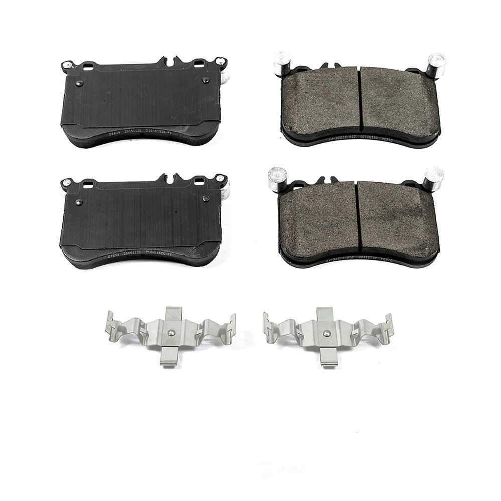 POWER STOP - Power Stop - Front Z17 Low-Dust Ceramic Brake Pads with Hardware (Front) - PWS 17-1634