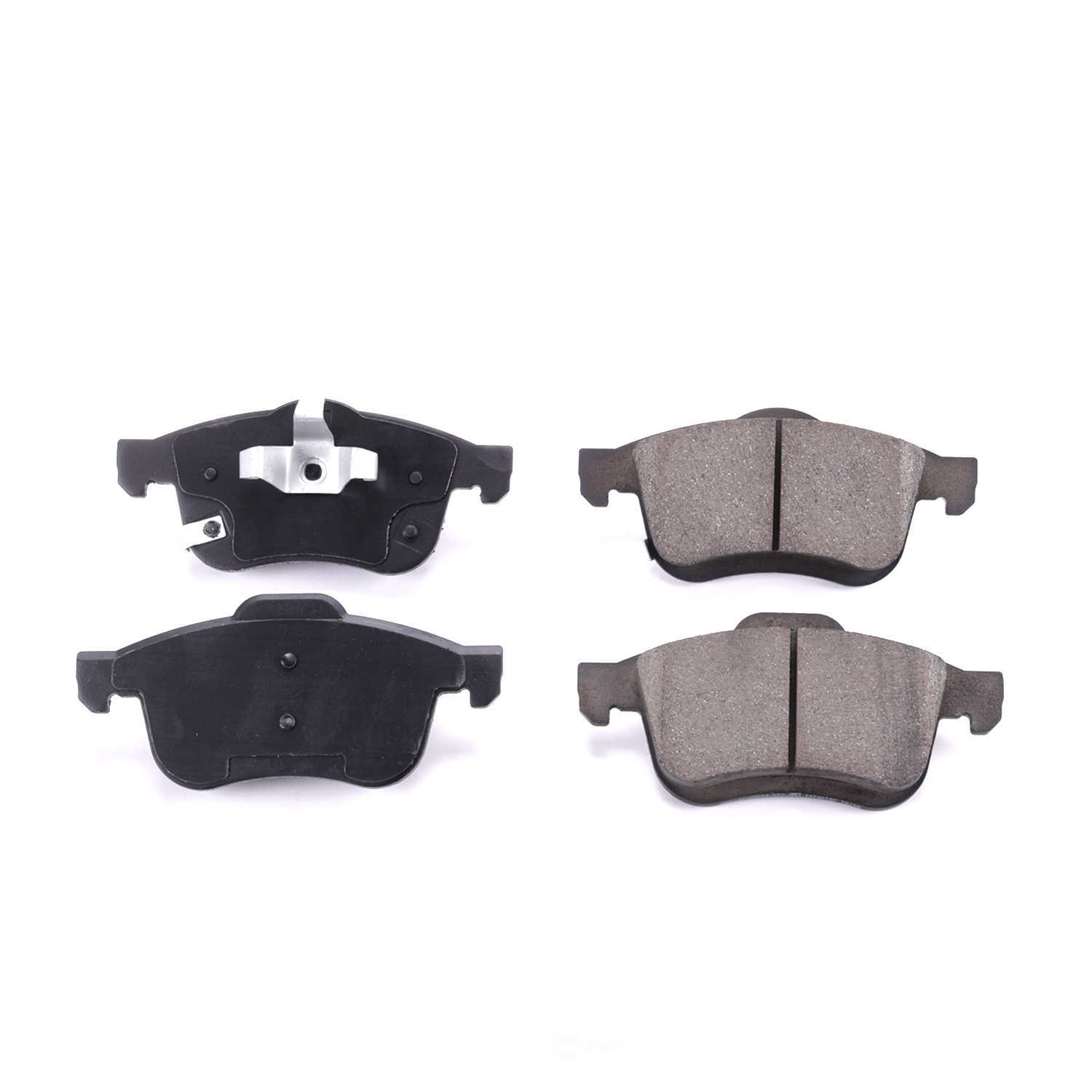 POWER STOP - Power Stop - Front Z17 Low-Dust Ceramic Brake Pads with Hardware (Front) - PWS 17-1721