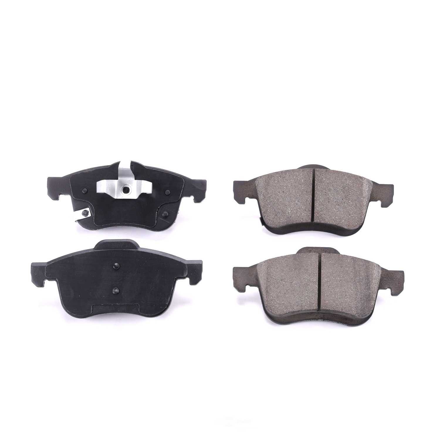 POWER STOP - Power Stop - Front Z17 Low-Dust Ceramic Brake Pads with Hardware (Front) - PWS 17-1721