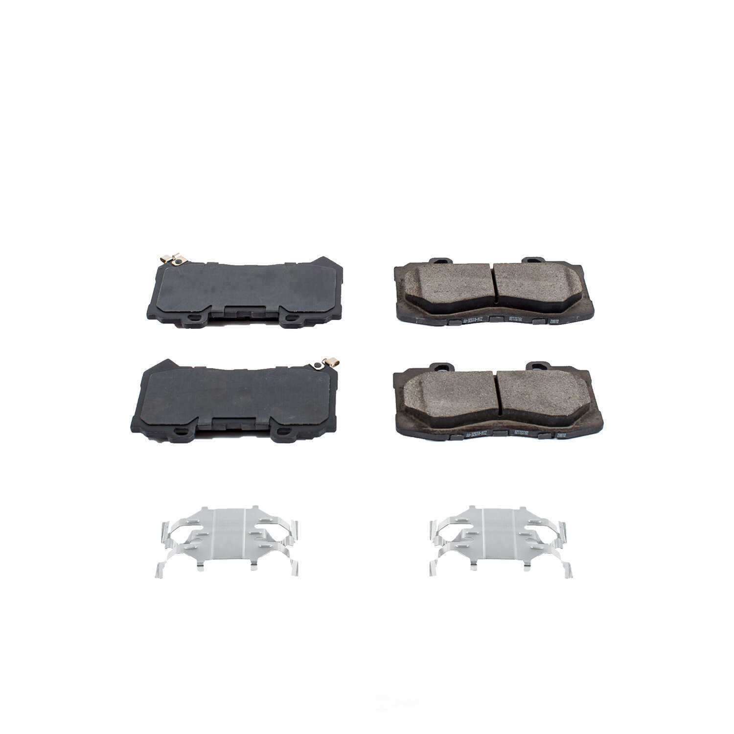 POWER STOP - Power Stop - Front Z17 Low-Dust Ceramic Brake Pads with Hardware (Front) - PWS 17-1802