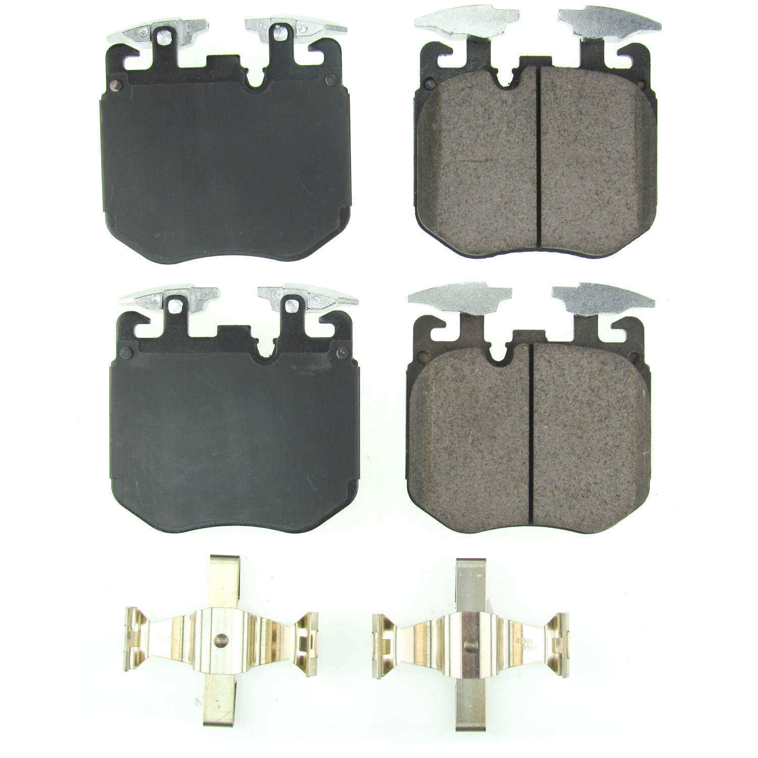 POWER STOP - Power Stop - Front Z17 Low-Dust Ceramic Brake Pads with Hardware (Front) - PWS 17-1868