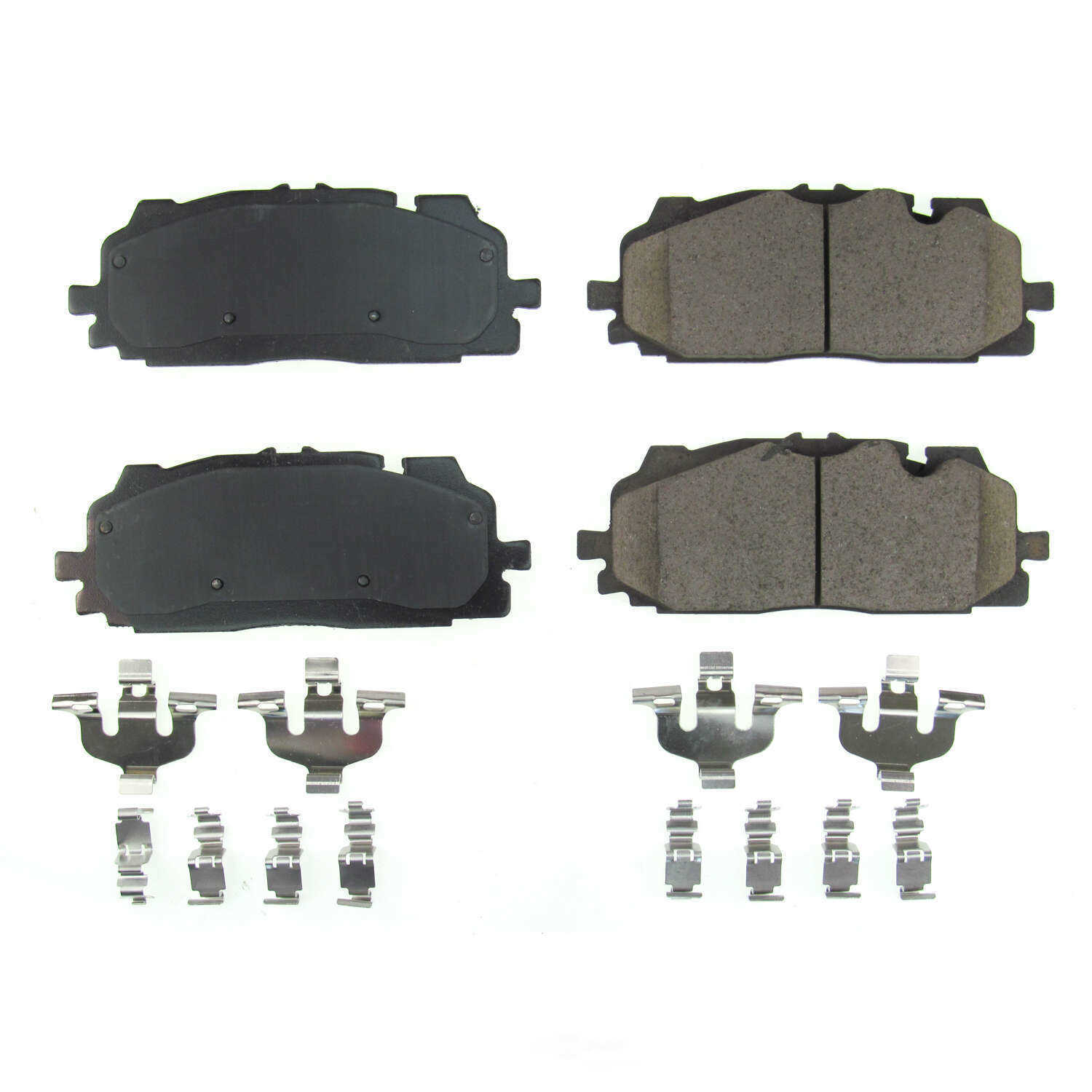 POWER STOP - Power Stop - Front Z17 Low-Dust Ceramic Brake Pads with Hardware (Front) - PWS 17-1894