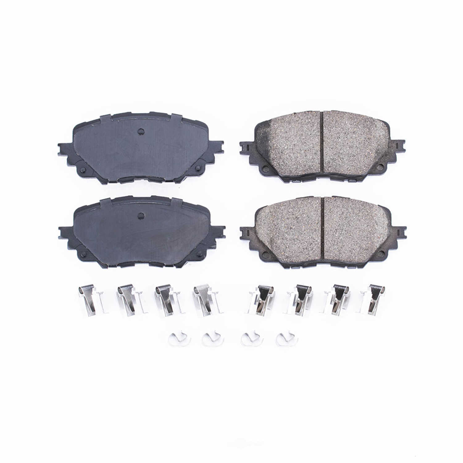 POWER STOP - Power Stop - Front Z17 Low-Dust Ceramic Brake Pads with Hardware (Front) - PWS 17-1903