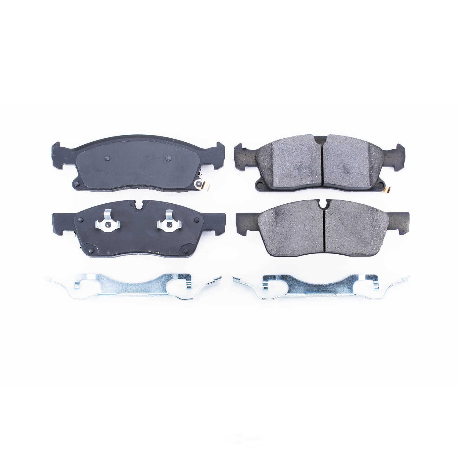 POWER STOP - Power Stop - Front Z17 Low-Dust Ceramic Brake Pads with Hardware (Front) - PWS 17-1904
