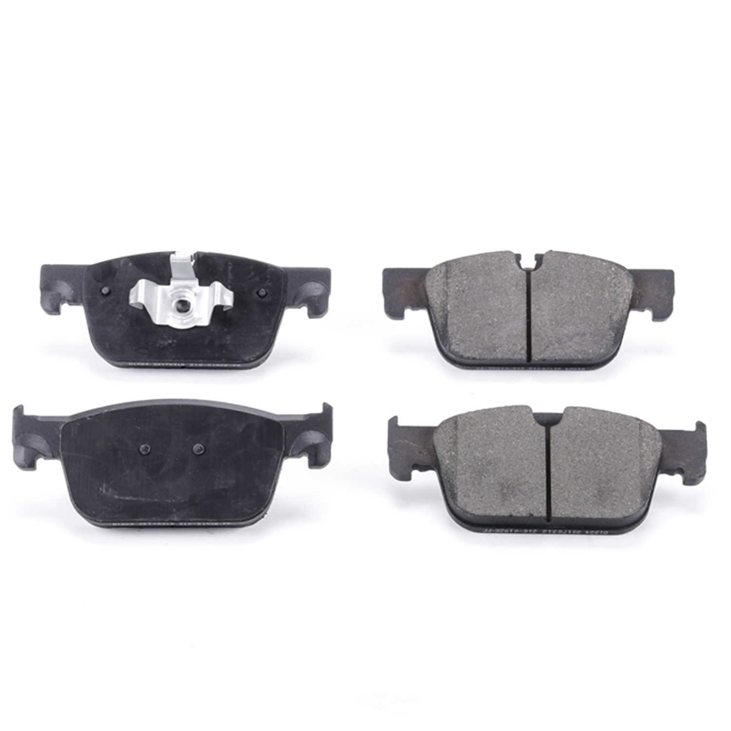 POWER STOP - Power Stop - Front Z17 Low-Dust Ceramic Brake Pads with Hardware (Front) - PWS 17-1924