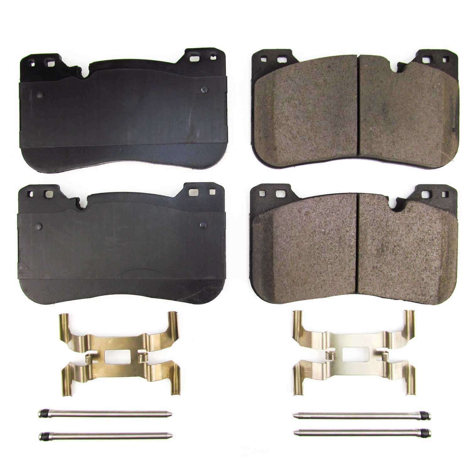 POWER STOP - Power Stop - Front Z17 Low-Dust Ceramic Brake Pads with Hardware (Front) - PWS 17-2155