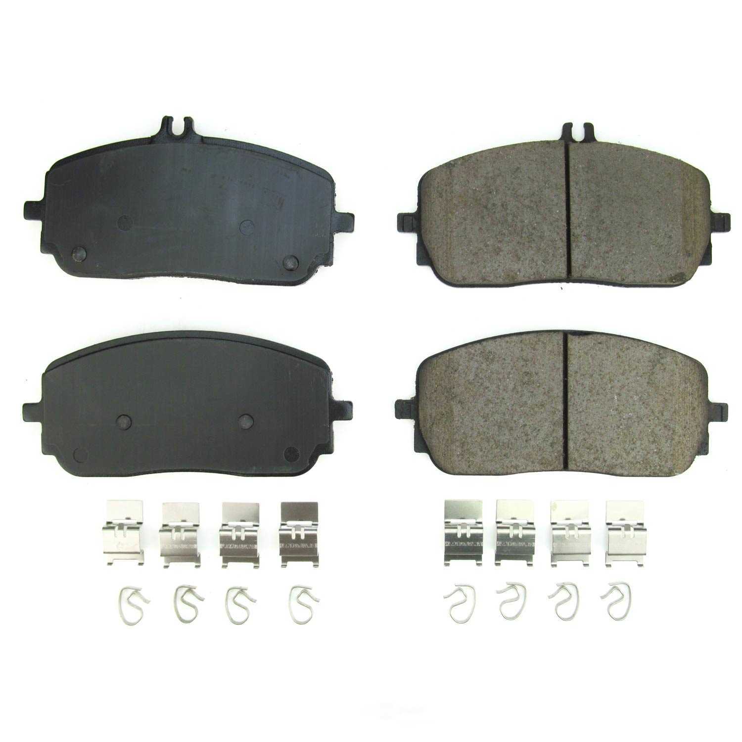 POWER STOP - Power Stop - Front Z17 Low-Dust Ceramic Brake Pads with Hardware (Front) - PWS 17-2209