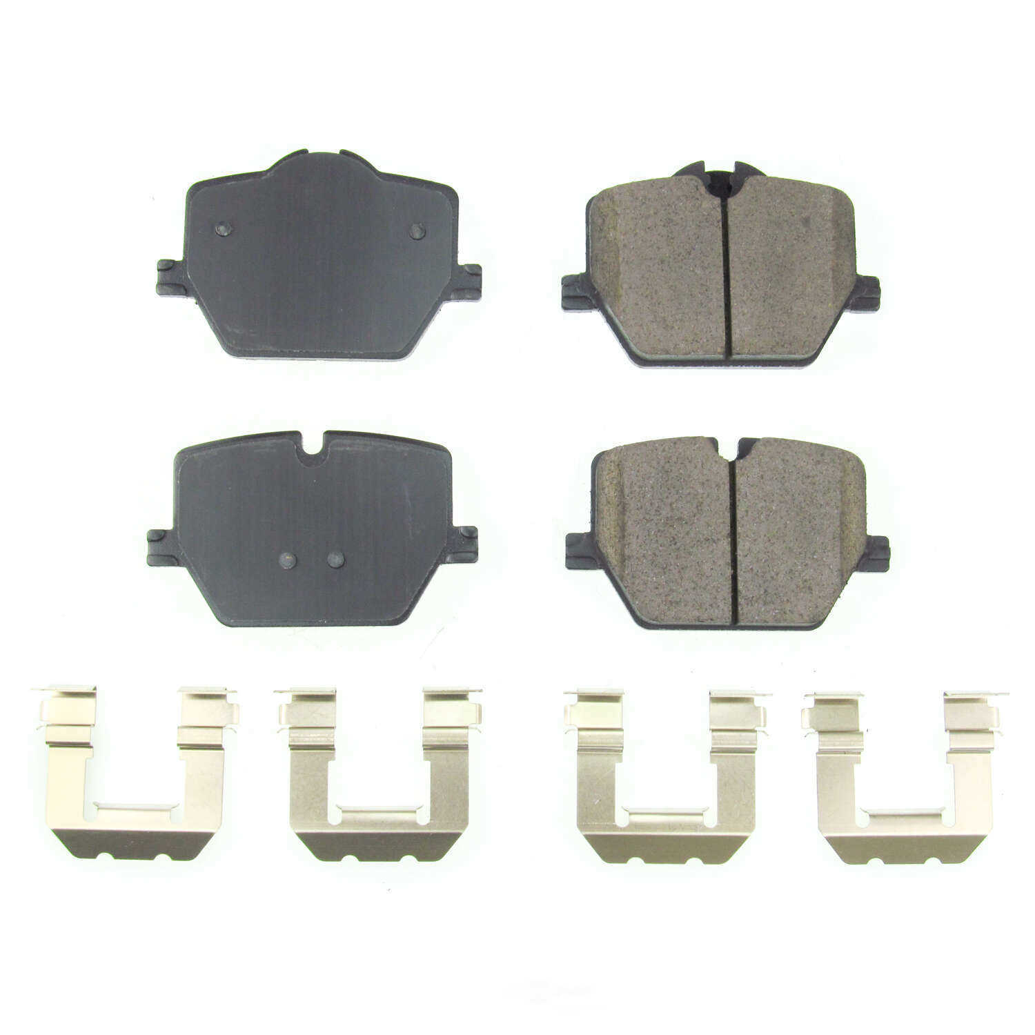 POWER STOP - Power Stop - Rear Z17 Low-Dust Ceramic Brake Pads with Hardware (Rear) - PWS 17-2220