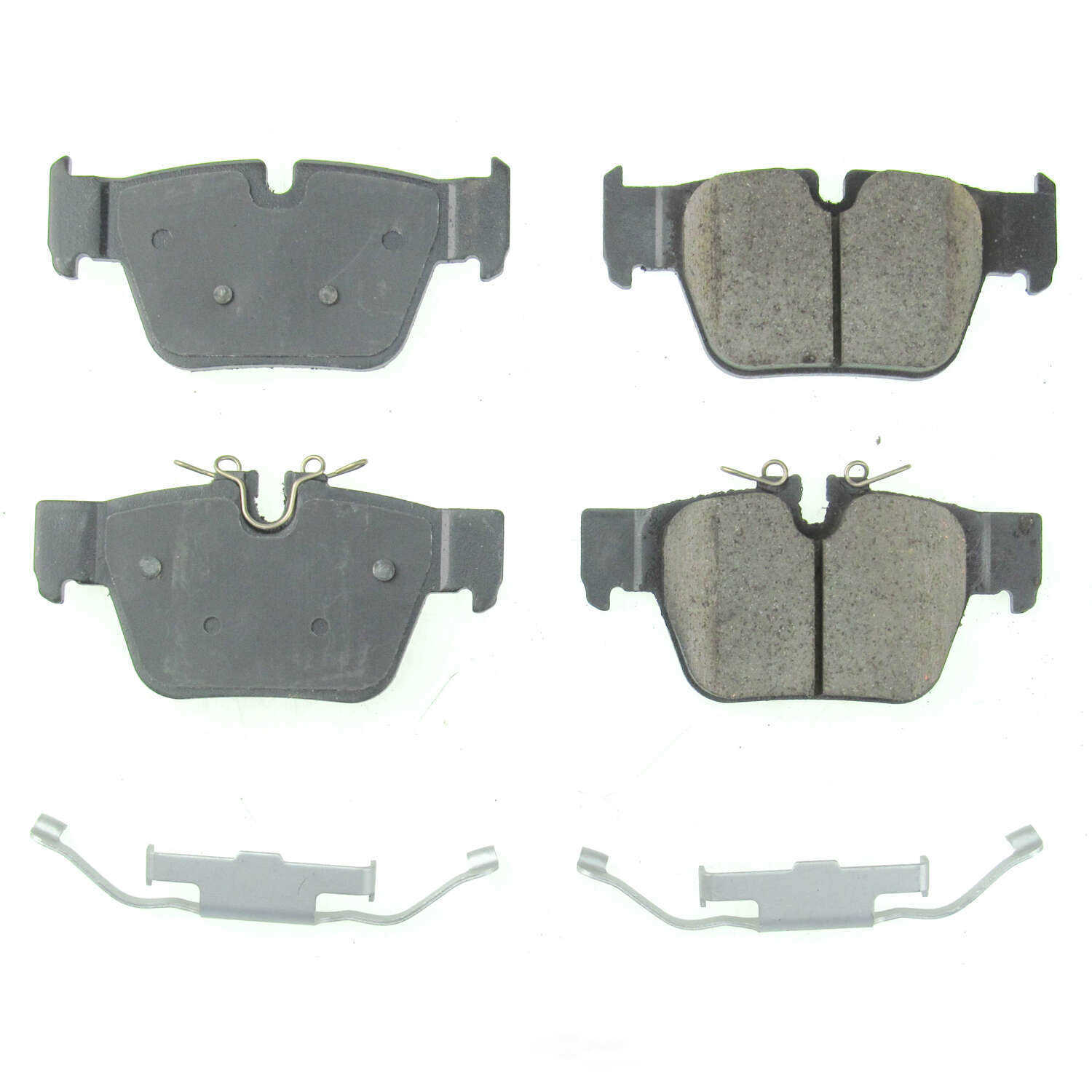 POWER STOP - Power Stop - Rear Z17 Low-Dust Ceramic Brake Pads with Hardware (Rear) - PWS 17-2240