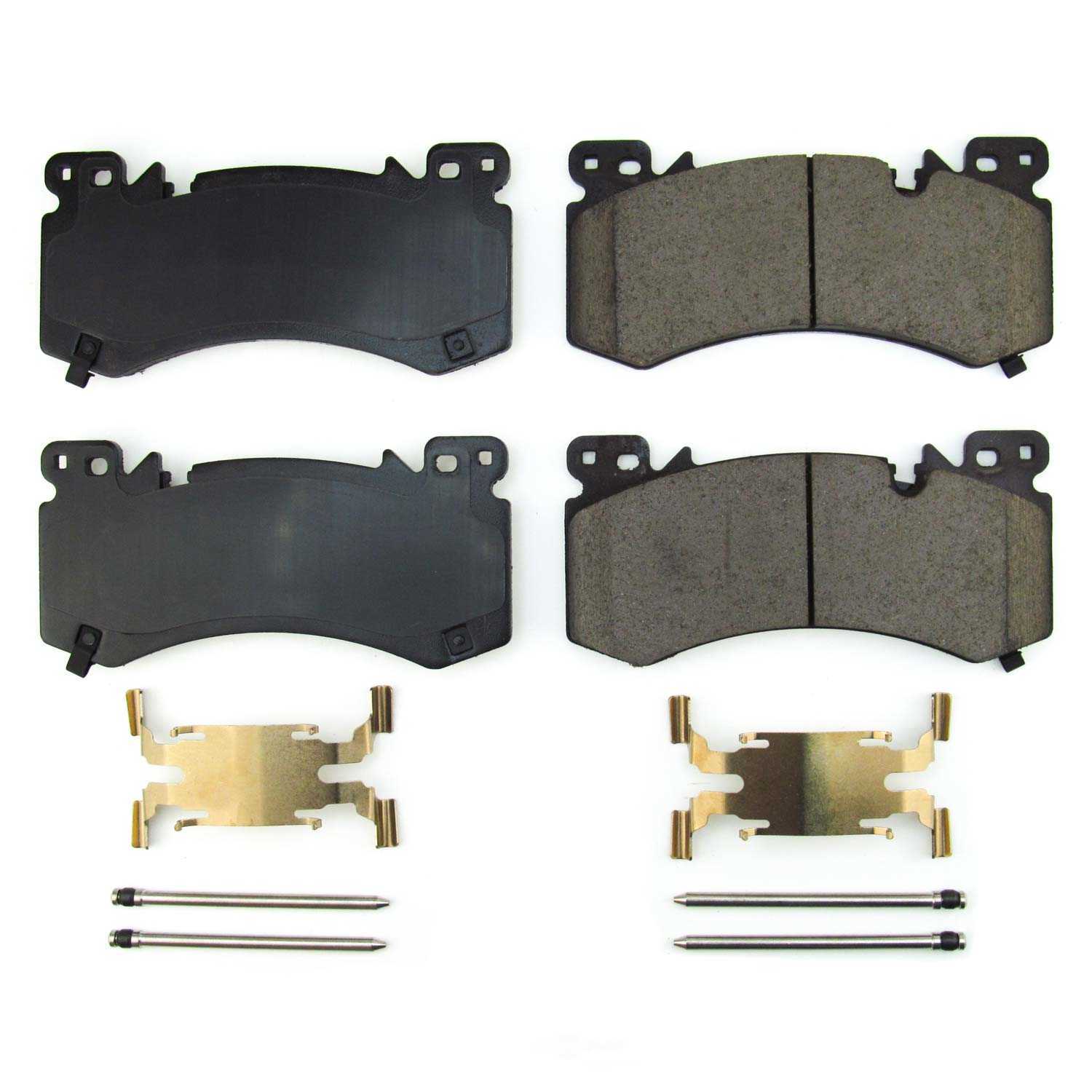POWER STOP - Power Stop - Front Z17 Low-Dust Ceramic Brake Pads with Hardware (Front) - PWS 17-2407