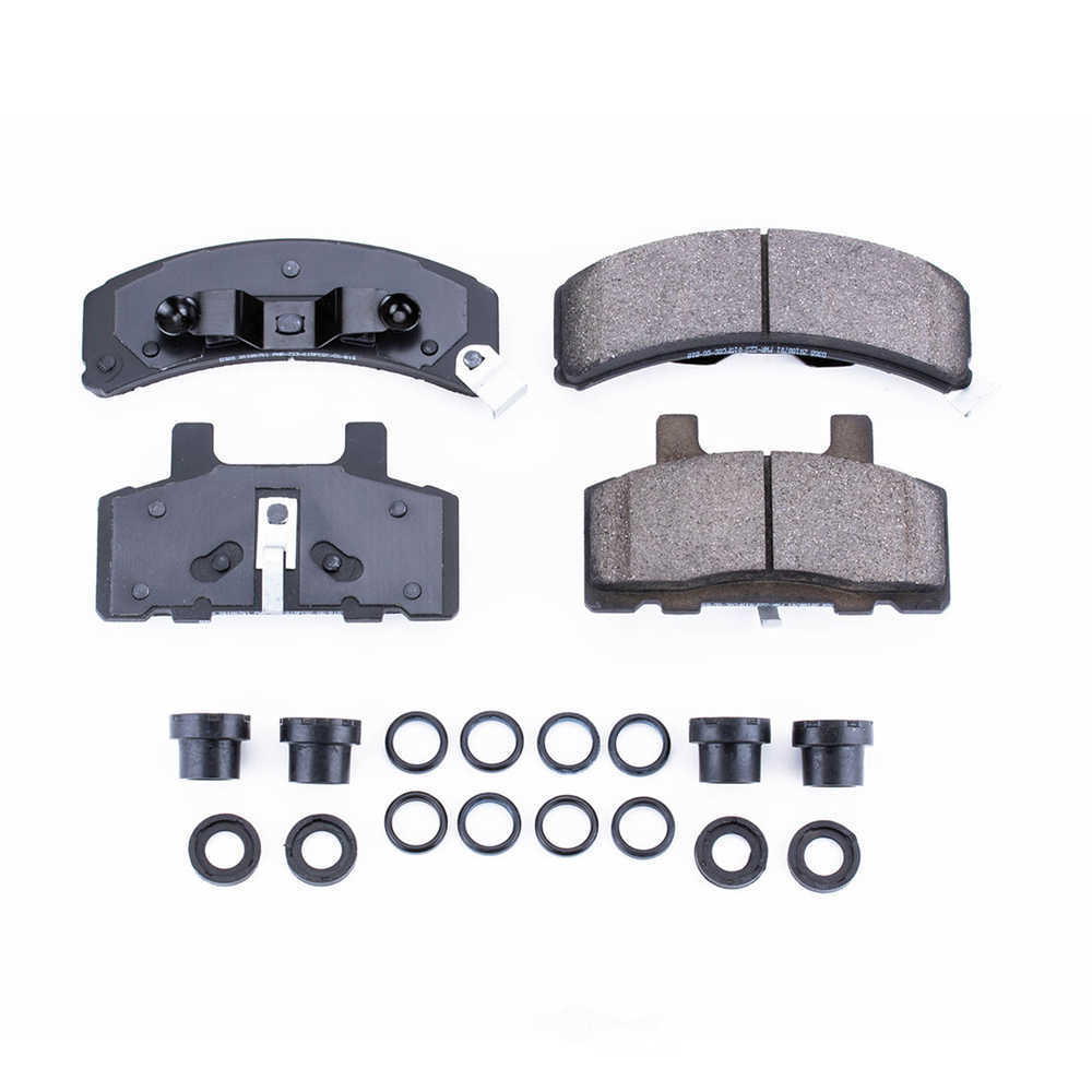 POWER STOP - Power Stop - Front Z17 Low-Dust Ceramic Brake Pads with Hardware (Front) - PWS 17-368