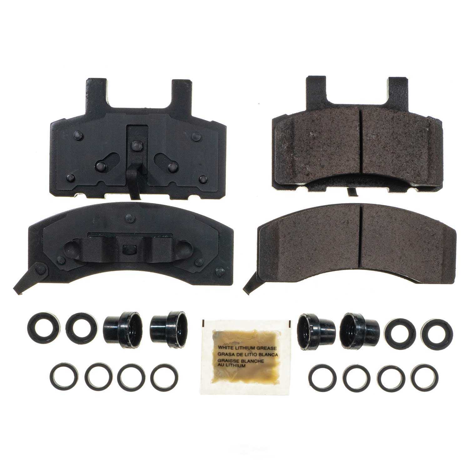 POWER STOP - Power Stop - Front Z17 Low-Dust Ceramic Brake Pads with Hardware (Front) - PWS 17-370