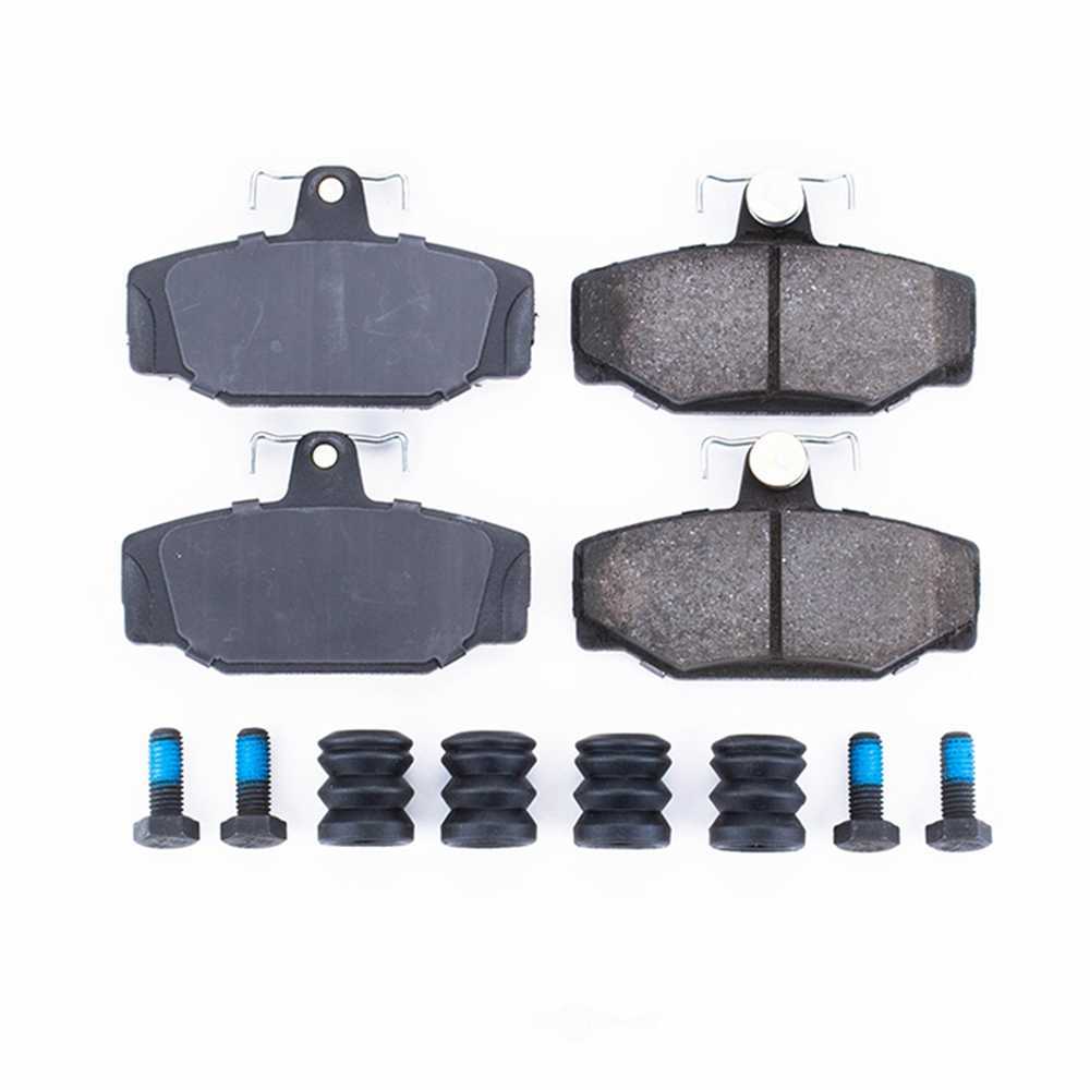 POWER STOP - Power Stop - Rear Z17 Low-Dust Ceramic Brake Pads with Hardware (Rear) - PWS 17-391