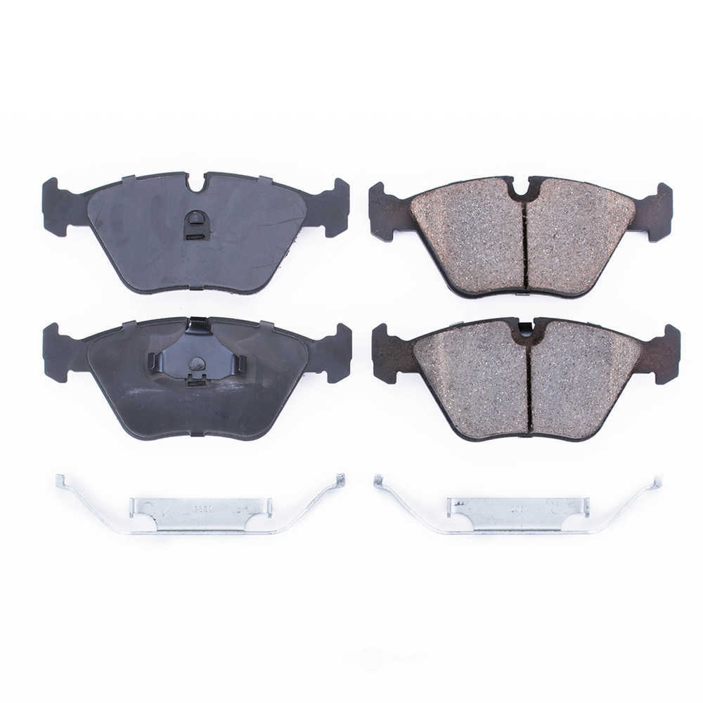 POWER STOP - Power Stop - Front Z17 Low-Dust Ceramic Brake Pads with Hardware (Front) - PWS 17-394