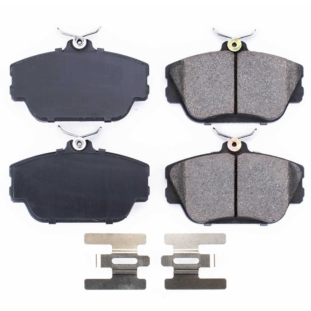 POWER STOP - Power Stop - Front Z17 Low-Dust Ceramic Brake Pads with Hardware (Front) - PWS 17-598