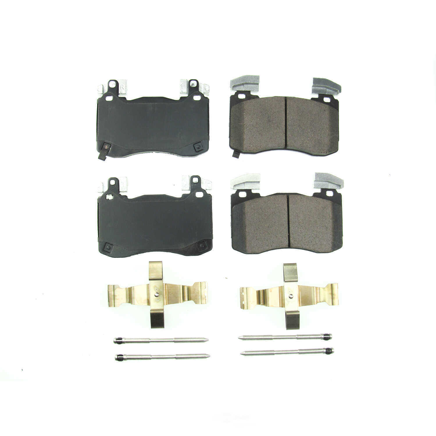 POWER STOP - Power Stop - Front Z17 Low-Dust Ceramic Brake Pads with Hardware (Front) - PWS 17-6012