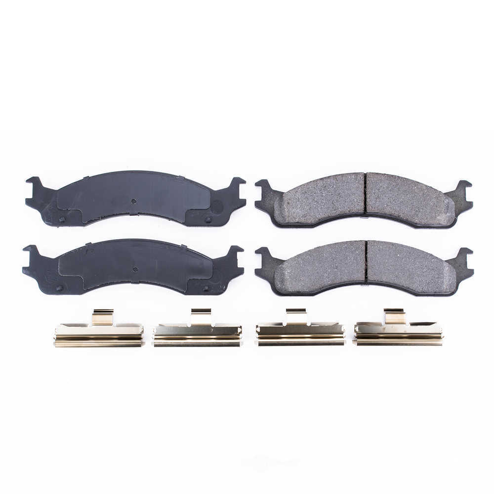 POWER STOP - Power Stop - Front Z17 Low-Dust Ceramic Brake Pads with Hardware (Front) - PWS 17-655